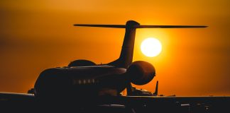 Rent a Private Jet to Fly to Hard-to-Reach Places silhouette of private jet