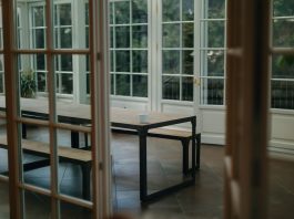 Conservatory is a Really Good Idea conservatory with table